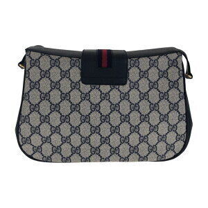 Gucci Blue GG Sherry shoulder leather gray Navy bag Supreme Line